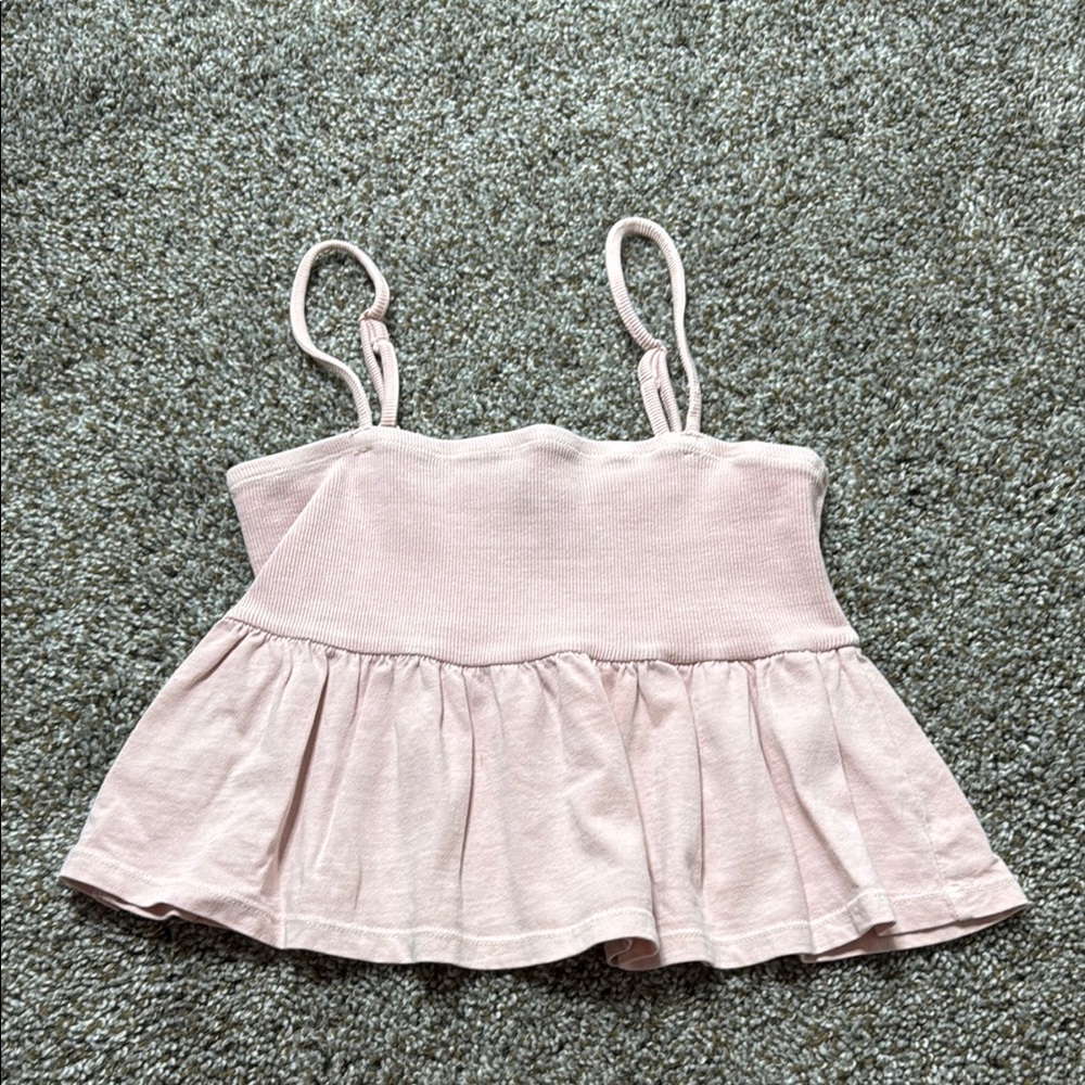 Pink Spaghetti Strap Top